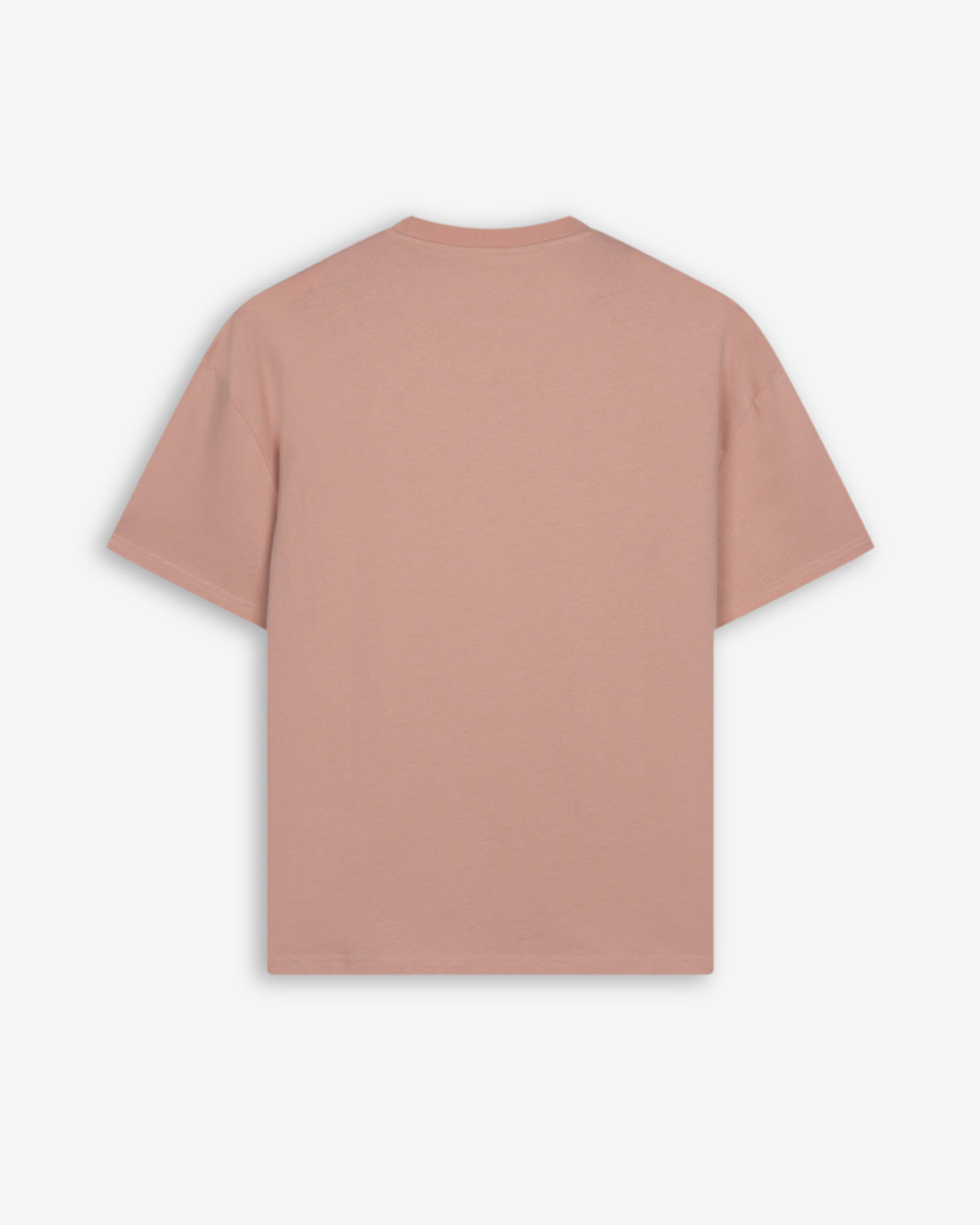 Camiseta NEWPORT oversize de Harper & Neyer en rosa empolvado, bodegón trasero de corte relajado