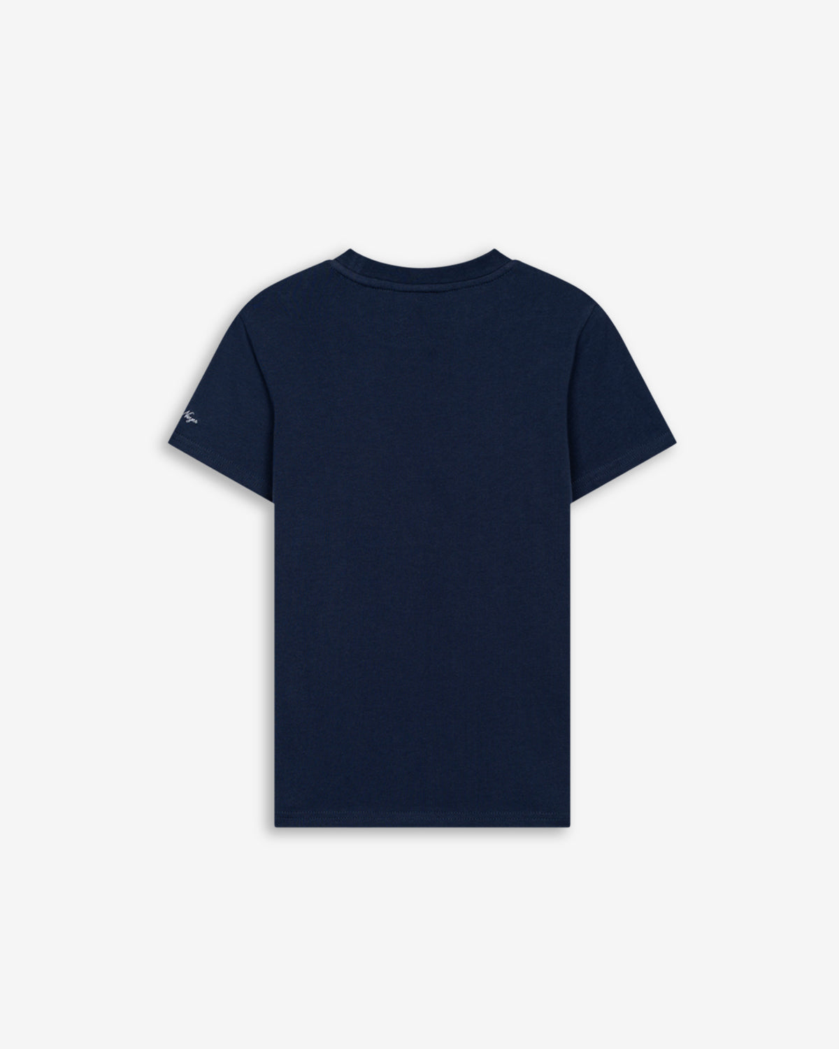 Camiseta RETRO KIDS azul marino de Harper & Neyer, vista trasera en algodón 100% con cuello redondo
