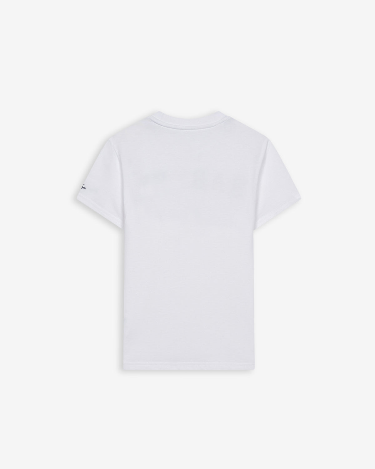 Camiseta RETRO KIDS blanca de Harper & Neyer, vista trasera en algodón 100% con cuello redondo