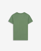 Camiseta RETRO KIDS verde salvia de Harper & Neyer, vista trasera en algodón 100% con cuello redondo