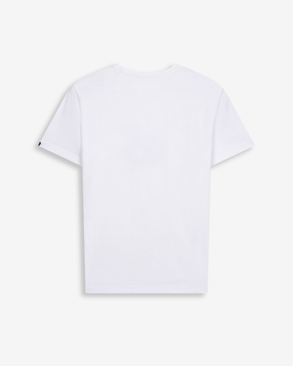 Camiseta ROCKING HORSE de Harper & Neyer en algodón blanco, bodegón trasero de corte regular