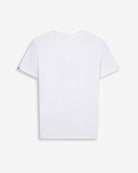 Camiseta ROCKING HORSE de Harper & Neyer en algodón blanco, bodegón trasero de corte regular