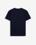 Camiseta Rugby de Harper & Neyer en azul marino, vista trasera lisa con logo en la manga