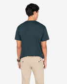 Camiseta Rugby de Harper & Neyer en verde botella, look preppy de cuerpo entero