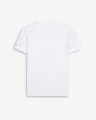 Camiseta VERMONT de Harper & Neyer en blanco, vista trasera lisa con bordado en la manga