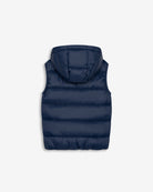 Chaleco acolchado GALWAY KIDS en azul marino de Harper & Neyer, vista trasera con espalda lisa