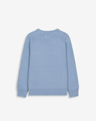 Jersey BALTIMORE KIDS azul cielo de Harper & Neyer, vista trasera lisa en punto de algodón con cuello redondo
