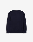 Jersey ICON R KIDS azul marino de Harper & Neyer, vista trasera en punto de algodón con cuello redondo