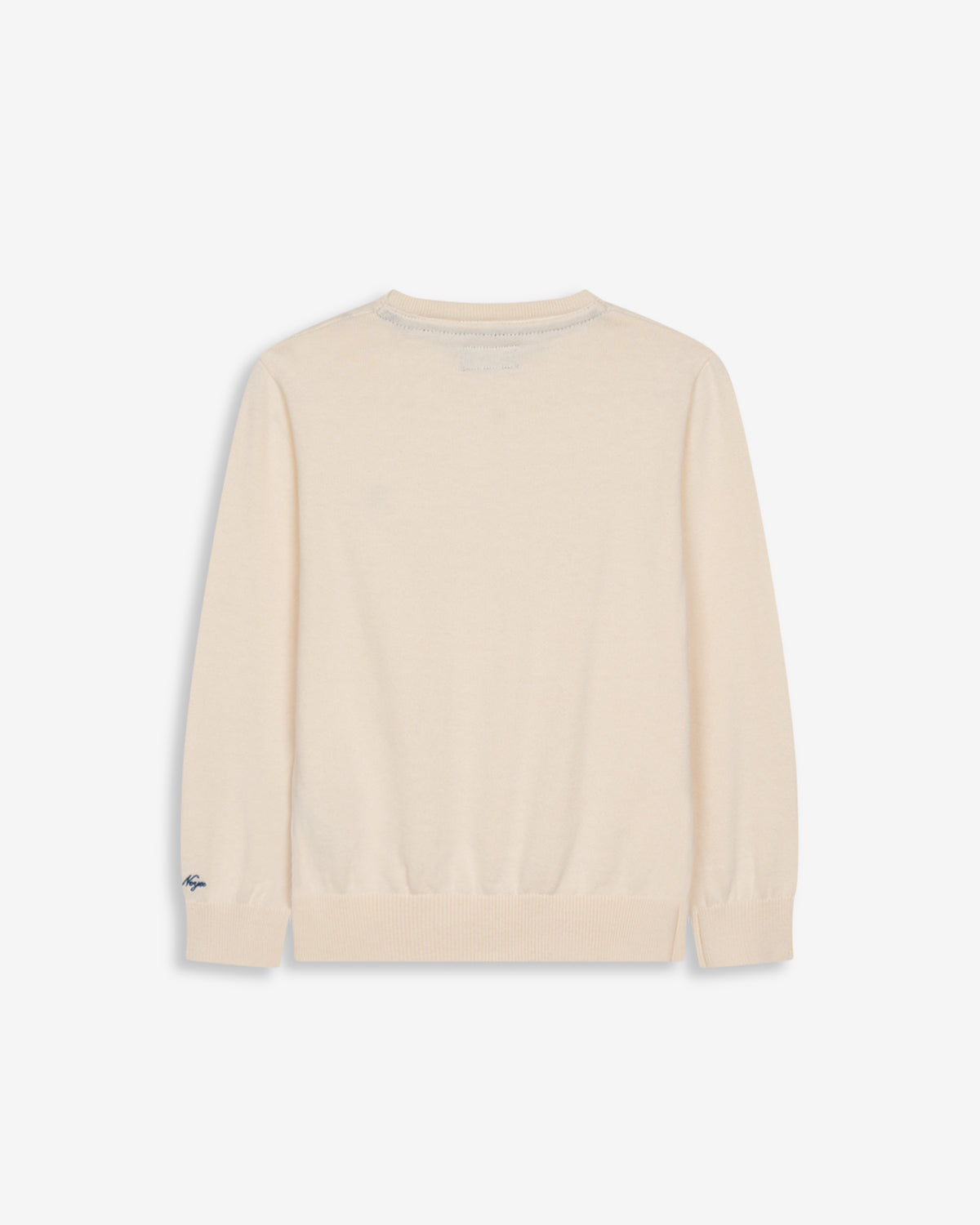 Jersey ICON R KIDS crudo de Harper & Neyer, vista trasera en punto de algodón con cuello redondo