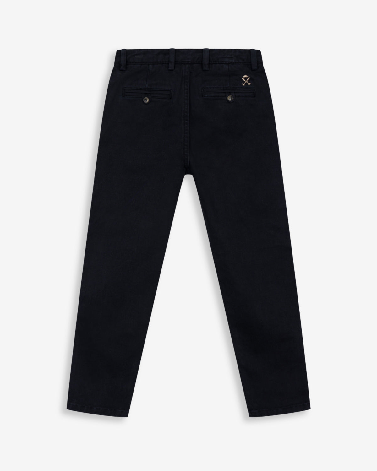 Pantalón chino ICON KIDS en azul marino de Harper & Neyer, vista trasera con bolsillos
