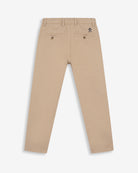 Pantalón chino ICON KIDS en beige tostado de Harper & Neyer, vista trasera con bolsillos