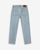 Pantalón DENIM en denim claro de Harper & Neyer, bodegón trasero de las perneras