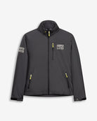 Parka IVY FROST de Harper & Neyer en gris antracita, bodegón frontal con cuello alto