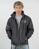 Parka IVY FROST antracita de Harper & Neyer con bolsillo de pecho termosellado, vista frontal completa