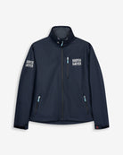 Parka IVY FROST de Harper & Neyer en azul marino, bodegón frontal con cuello alto