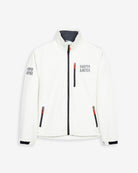 Parka IVY FROST de Harper & Neyer en crudo, bodegón frontal con cuello alto