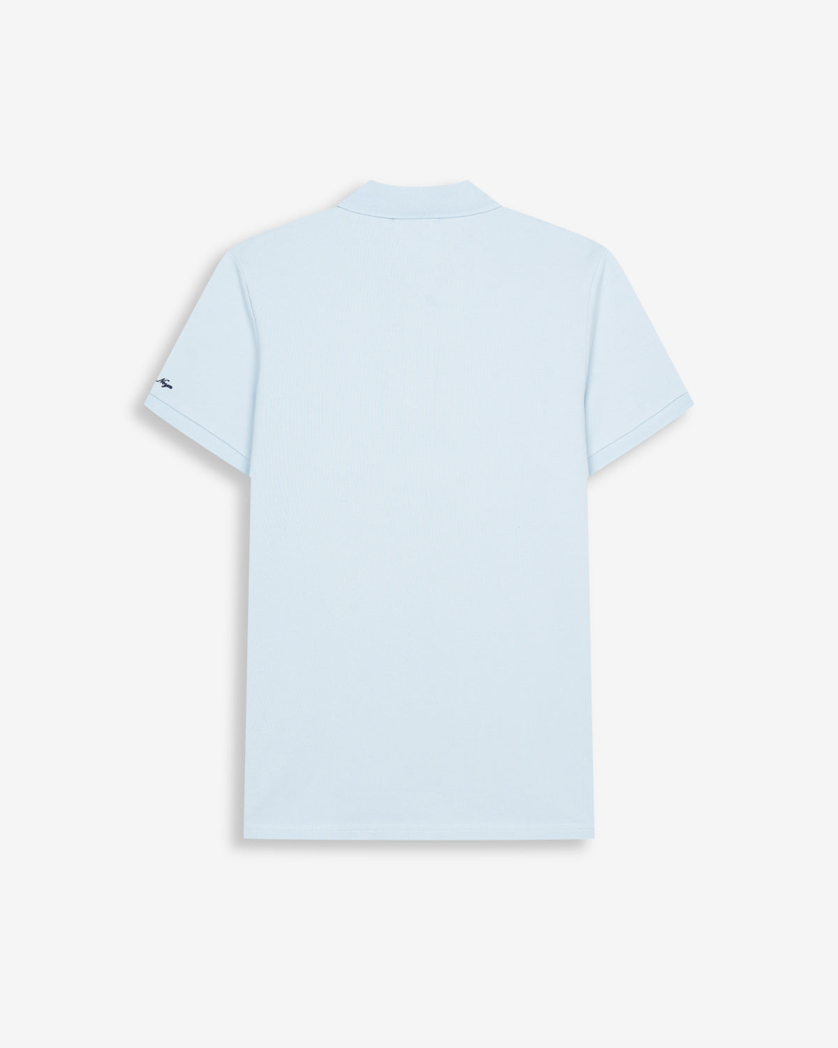 Polo ICON COLORS de Harper & Neyer en azul cielo, vista trasera lisa en tejido piqué