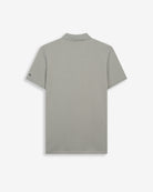 Polo ICON COLORS de Harper & Neyer en gris verdoso claro, vista trasera lisa en tejido piqué