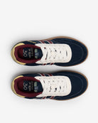 Sneaker HAMPTONS KIDS de Harper & Neyer en azul marino, el par visto desde arriba con los interiores