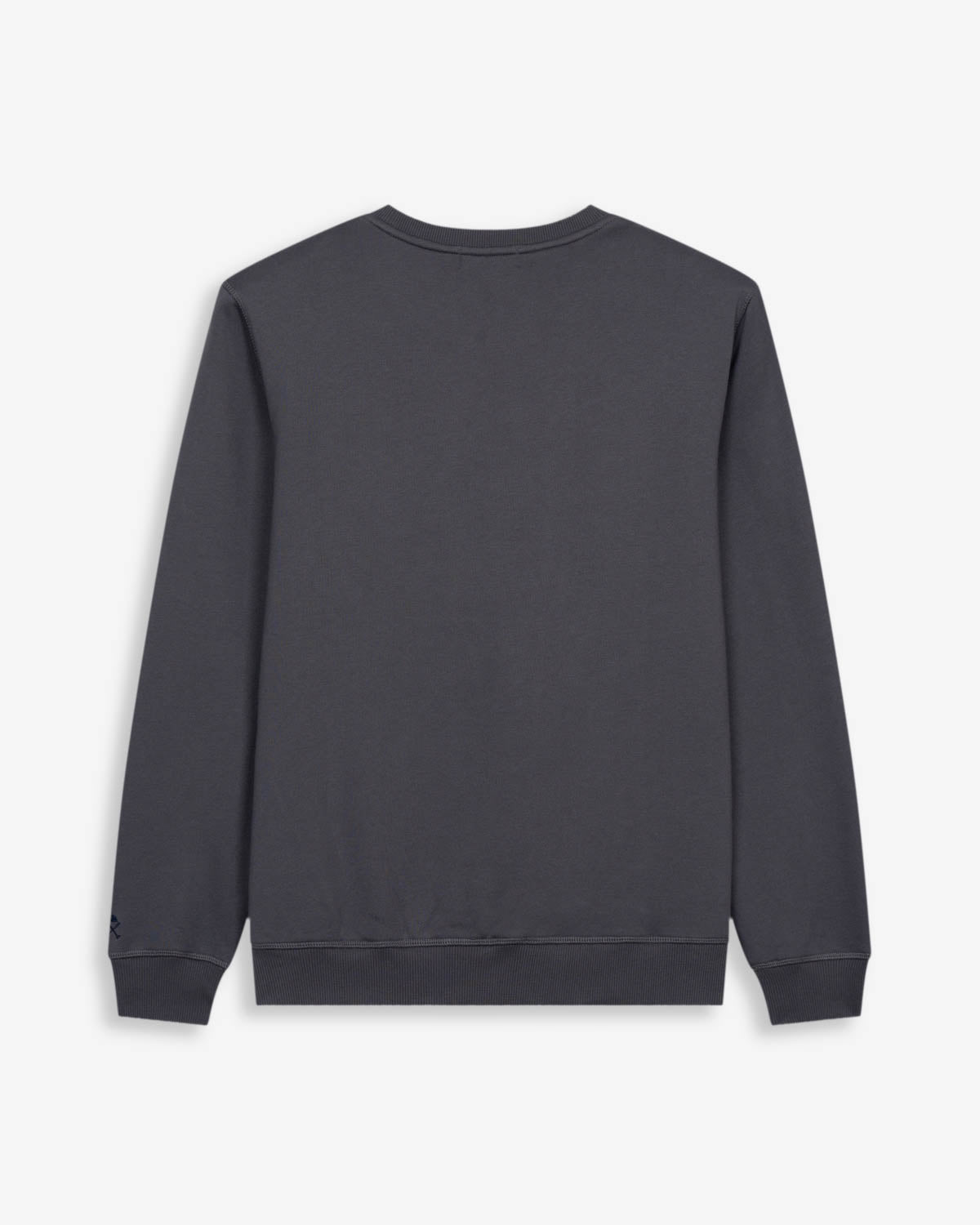 Sudadera HARVARD de Harper & Neyer en antracita, vista trasera lisa con cuello redondo estructurado