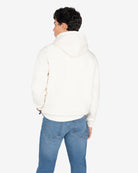 Sudadera MANCHESTER crudo de Harper & Neyer, look trasero con vaquero azul medio