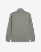 Sudadera MARYLAND de Harper & Neyer en gris verdoso claro, vista trasera lisa con cuello alto estructurado