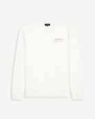 Sudadera MICHIGAN de Harper & Neyer en crudo, vista frontal con bordado discreto Harper Preppy Set Match