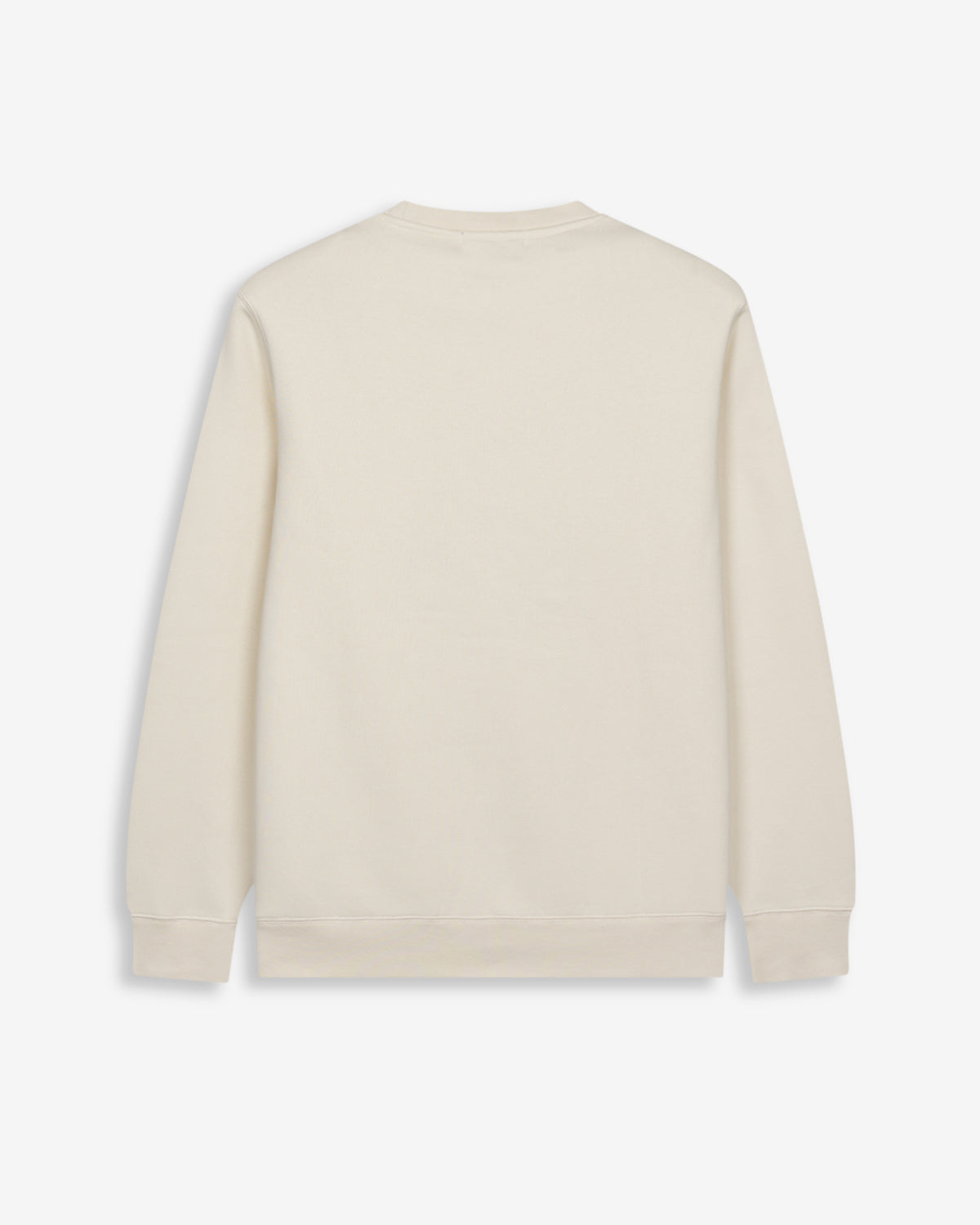 Sudadera TEDDY de Harper & Neyer en crudo, vista trasera lisa con cuello redondo estructurado
