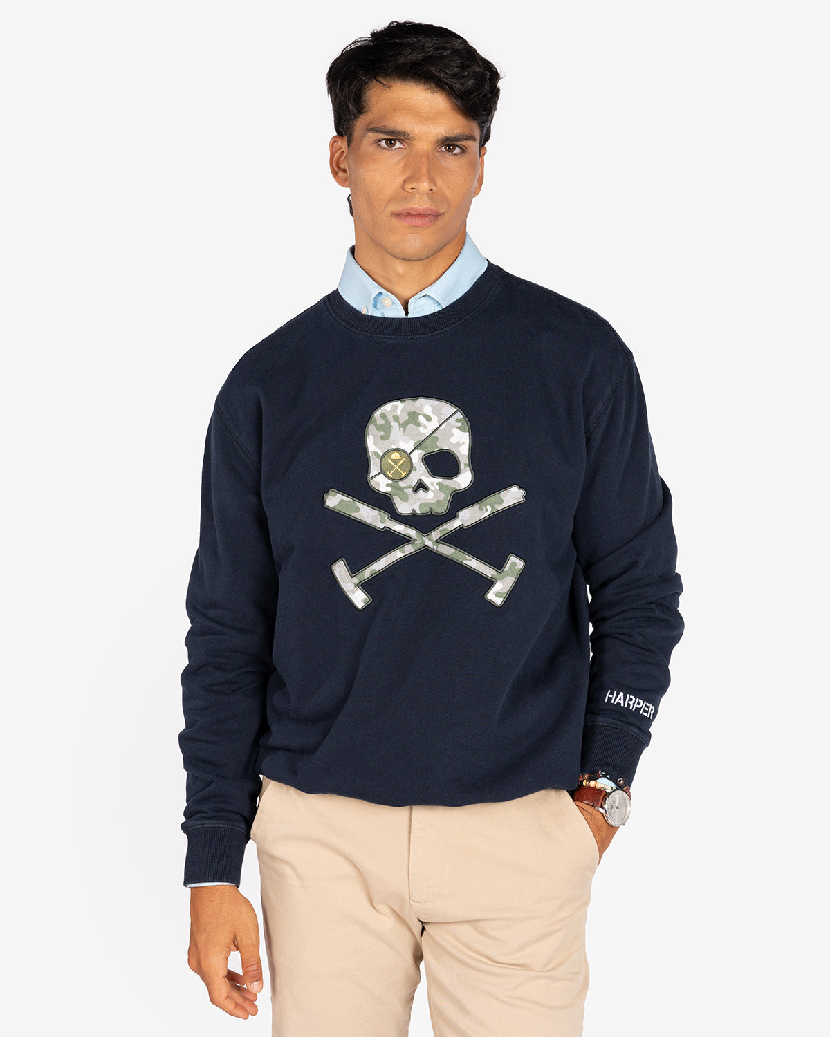 SUDADERA SKULL-Harper and Neyer